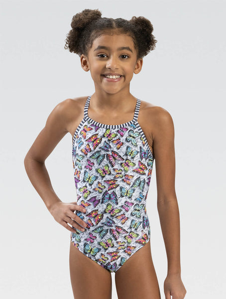 Girls' Uglies Keyhole Back One Piece: Fly Away – Dolfin Swimwear