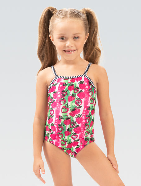 Little Dolfin Very Berry Printed Scoop Front Once Piece with Straight ...