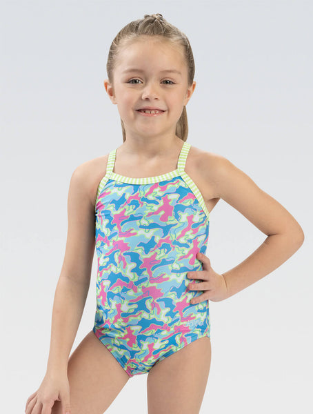 Little Dolfin Girls’ One Piece Swimsuit: Hide N Seek – Dolfin Swimwear