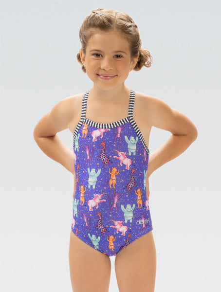 Little Dolfin Girls' Dancin Feet One Piece Swimsuit : 9810-C49 – Dolfin ...